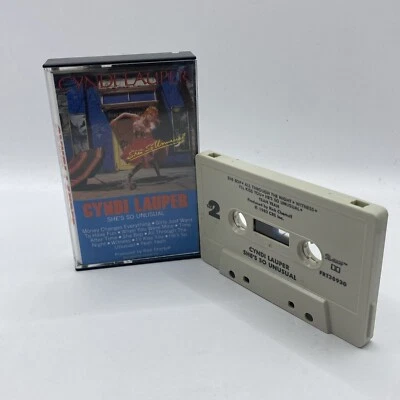 Cyndi Lauper She's So Unusual Cassette Tape USA Import - Image 1 of 4