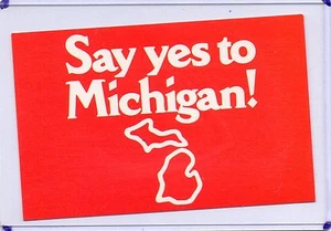 2 STÜCK KONVOLUT, SAG JA ZU MICHIGAN! KARTENPOSTKARTE - Bild 1 von 3