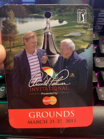 Golf 2011 Arnold Palmer Invitational Collector Ticket Martin Laird Won Used Cover