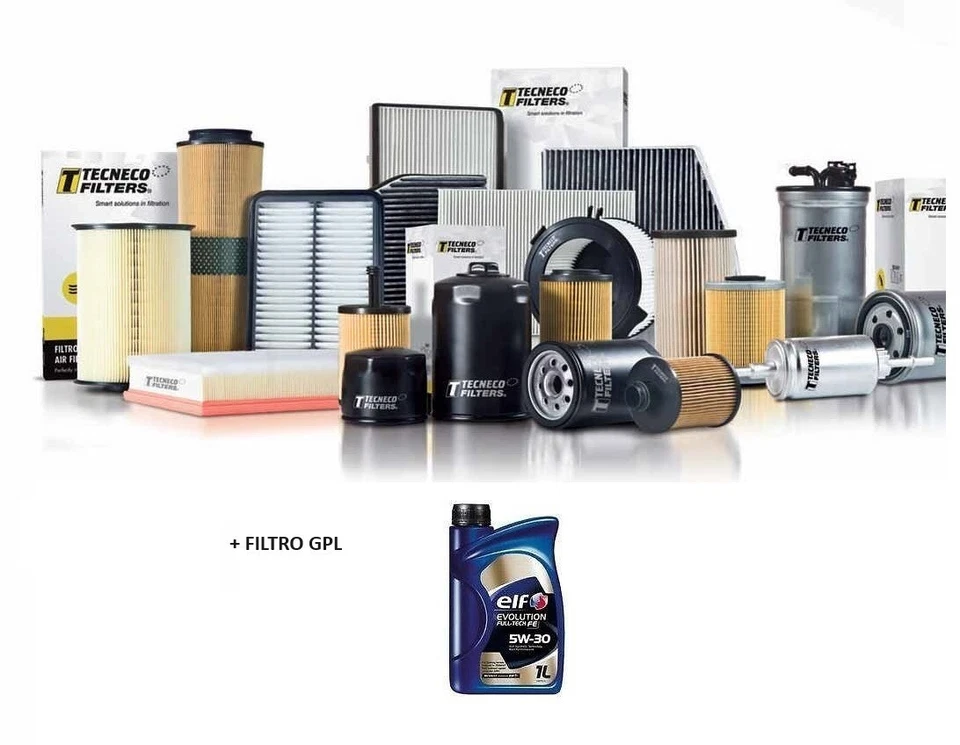 WIX Kit Tagliando DACIA SANDERO 1.0 LPG 4 Filtri 4 Olio 5w30 ELF + OMAGGIO