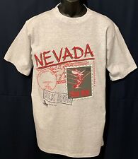 Vintage 1990 UNLV RUNNIN' REBELS T-Shirt SALEM *STAMP COLLECTION* NEW Old Stock