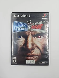 WWE SmackDown vs. Raw PS2 PlayStation 2 Complete CIB - Picture 1 of 6
