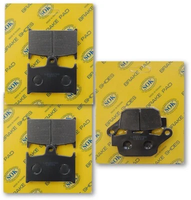 ALMOFADAS DE FREIO DIANTEIRAS E TRASEIRAS adequadas para TRIUMPH Daytona 600 2003-2004 Daytona600 - Imagem 1 de 3