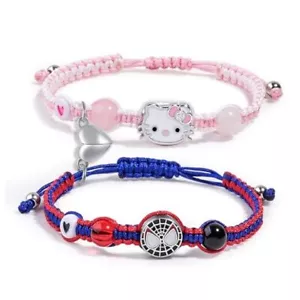 Couples/Friendship Matching Bracelets,Bat/Spider/kitty Bracelets Spider-kitty - Picture 1 of 7