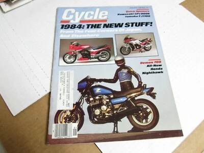 1984 January CYCLE Magazine - Vintage Motorcycle Magazine - Image 1 of 2