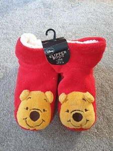 Disney slipper boot size UK 3 - 5 Red and Yellow - Picture 1 of 3