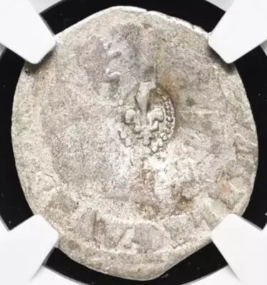1640 France American Colonies French SILVER 15D 15 Deniers Coin, Authentic NGC - Image 1 of 4