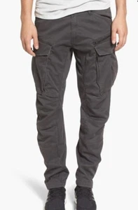 G-Star Raw Men's Rovic Zip Tapered Cargo Pants Raven Dark Gray $140 31/32 - Picture 1 of 7