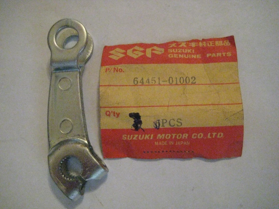 SUZUKI T125 STINGER/TC120 TRAIL CAT/AS50 REAR BRAKE CAM LEVER NOS! - Image 1 of 1