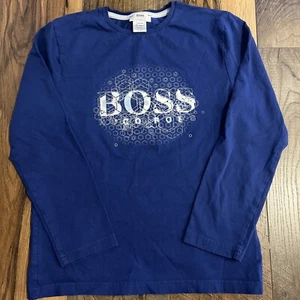 Hugo boss kids long sleeves shirt J25892 electric blue (10 years-138) - Picture 1 of 10