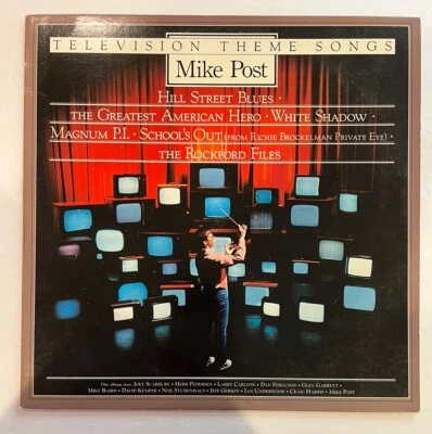 MIKE POST TV тематические песни альбом 1982 LP винил-Rockford файлы VG/VG - Изображение 1 из 4