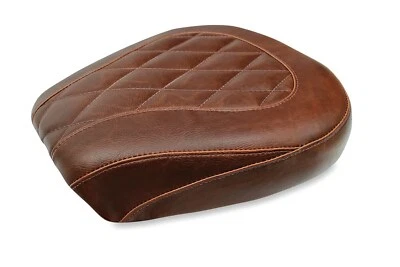 Mustang 76723 Brown Wide Tripper Seat for 08-21 Harley Road King, Street Glide - Image 1 of 4