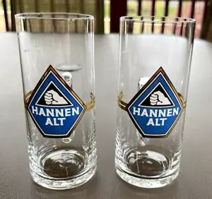 Hannen Alt Bier Schnuppergläser mit Henkel, 0,2L Fülllinie, 2er Set, Germany - Bild 1 von 17
