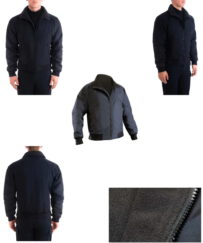 3XL REG NAVY BLAUER 6112 FLEECE LINED BOMBER JACKET COAT XXX-LARGE DARK NAVY