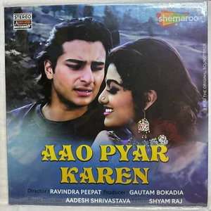 Disco de vinilo Aao Pyar Karen LP 1994 Bollywood Hindi Film Ost raro indio como nuevo - Imagen 1 de 7