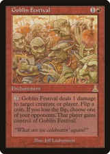 Goblin Festival Urza's Destiny PLD Red Rare MAGIC THE GATHERING CARD ABUGames