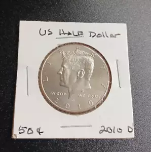 2010-D Kennedy Half Dollar #183 Circulated Free Shipping - Picture 1 of 2