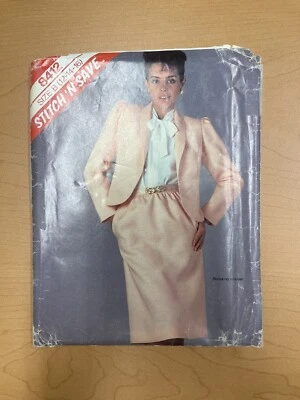 Stitch n Save McCall 8412 Pattern Skirt Jacket Size 12 14 16 Miss New Uncut 1983 - Image 1 of 4