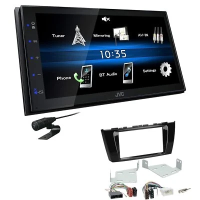 JVC Autoradio Touchscreen Bluetooth für Mitsubishi Spacestar in piano black  - Bild 1 von 4