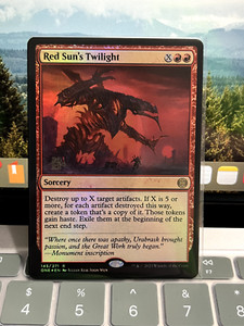 MTG Red Sun's Twilight- Prerelease Cards 145/271 FOIL Rare Lightly Played