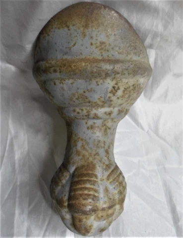 Claw Foot Antique Salvage Rusty Painted Distressed Steam Punk Cast Iron 7" High Cover
