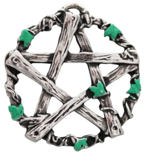 Pentagram of Pan Pendant, Necklace, Forrest God, Mythology Pagan Star, Galraedia - Picture 1 of 3