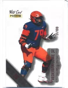 2022 Vederian Lowe Wild Card Matte White Rookie 20 Points Red Foil 31/100 - Picture 1 of 1