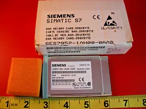 Siemens 6ES7952-1AH00-0AA0 Ver 02 Scheda di Memoria Ram 256 kb 6ES79521AH000AA0 Nuova - Foto 1 di 4