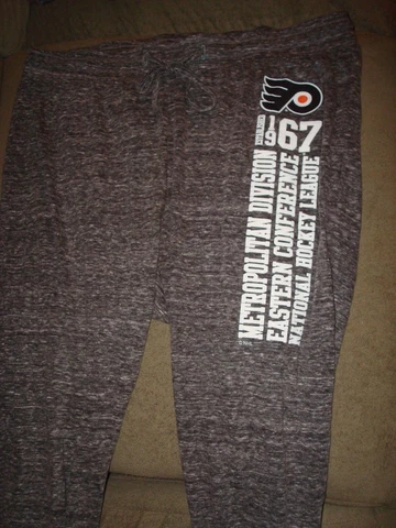 NHL WOMENS PHILADELPHIA FLYERS BLACK TEE PANTS Cover