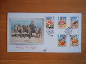 GB FDC BRADBURY PPS SILK 94 1994 PICTURE POSTCARDS BROADSTAIRS P/MARK - Picture 1 of 1