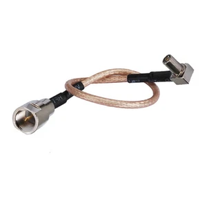 MS-147 male right angle to FME male plug Jumper cable RG316 6" Pigtail 3G Modem - Picture 1 of 3