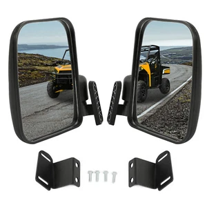 For Polaris Ranger XP 900 2013-2019 Pair (LH+RH) Side Rear View Mirror Set - Picture 1 of 18