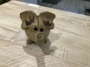 Colin Pearson pottery Elephant Money box Signed By Artist - Picture 1 of 4