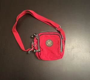 KIPLING Red Handbag Cross Body Purse - Picture 1 of 2