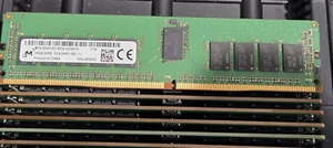 Micron MTA18ASF2G72PDZ-2G3D1 16GB 2Rx8 PC4-2400T DDR4 ECC Reg Server Memory RAM - Afbeelding 1 van 2