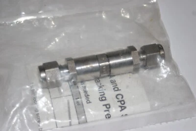 1/4" Tube Monel Check Valve (3 to 50 psi adj. crack) Swagelok M-4CA-3 - Image 1 of 2