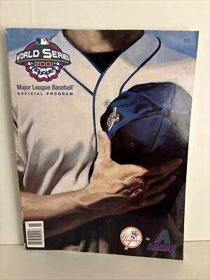 2001 MLB World Series program Arizona Diamondbacks vs New York Yankees - Image 1 of 4