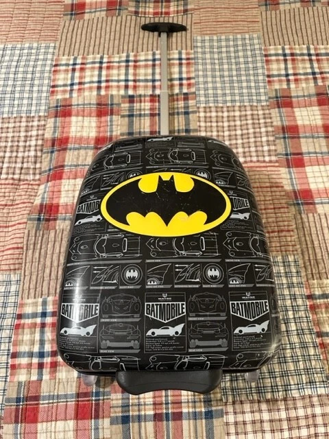 Batman Multi-Color Hard Carry-On Luggage Pre-Owned - Image 1 of 4