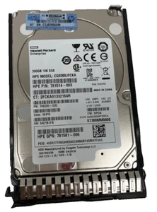 HP 300GB 12G SAS 10K SC DP SFF 2.5'' Hard Drive Gen8 Gen9 785410-001 785067-B21 - Picture 1 of 9