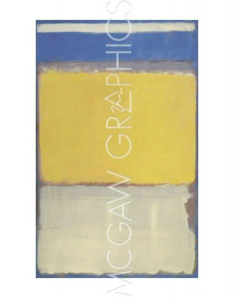Number 10, Mark Rothko, Wall Decor Home Art Print Poster  14" x 11"   663 - Image 1 of 1