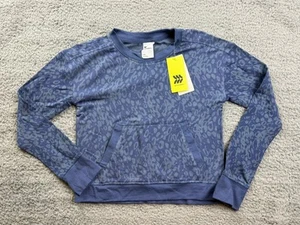 All in Motion Girl's Size Medium (8) Cozy Soft Crewneck Sweatshirt Blue - Picture 1 of 7