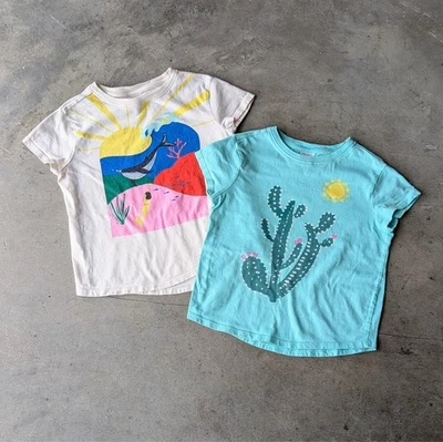 Hanna Andersson Graphic Tee in Cotton Jersey Bundle size 6-7 - Image 1 of 4