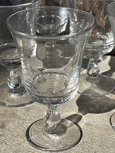 Set 6 calici vintage in vetro da vino acqua pesante FOSTORIA CENTURY 6" BELLISSIMI! - Foto 1 di 8
