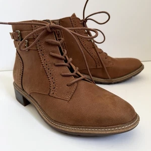 Cliffs by White Bergstiefel Damen Größe 9 Braun Elerbeth Schnürstiefelette C34803 - Bild 1 von 9