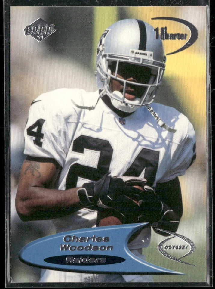 1998 Collector's Edge Odyssey Charles Woodson RC #107 Oakland Raiders - Image 1 of 2