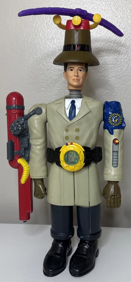 INSPECTOR GADGET 14" ACTION FIGURE  COMPLETE W/ WATCH BELT VTG 1999 McDonald's - Image 1 of 4