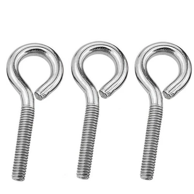 RENYIGOU christmas tree stand screws,3 Pcs Eye Hooks Screw,Metal Expansion Bolts for Chr