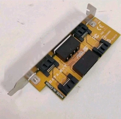 Asus SATA EXT Strom Festplatten Platine PC SATA 1 POWER SATA 2 D33005 ✅ - Immagine 1 di 2