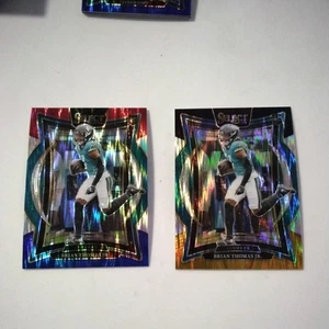 2024 Panini Select Brian Thomas Jr. Red White & Blue + Black & Gold Shock Prizms - Bild 1 von 5