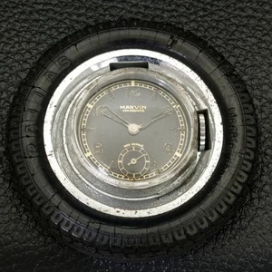 MARVIN SUB SECOND HAND-WINDING SWISS POCKET ORIGINAL DIAL WATCH a432786-a - Picture 1 of 5